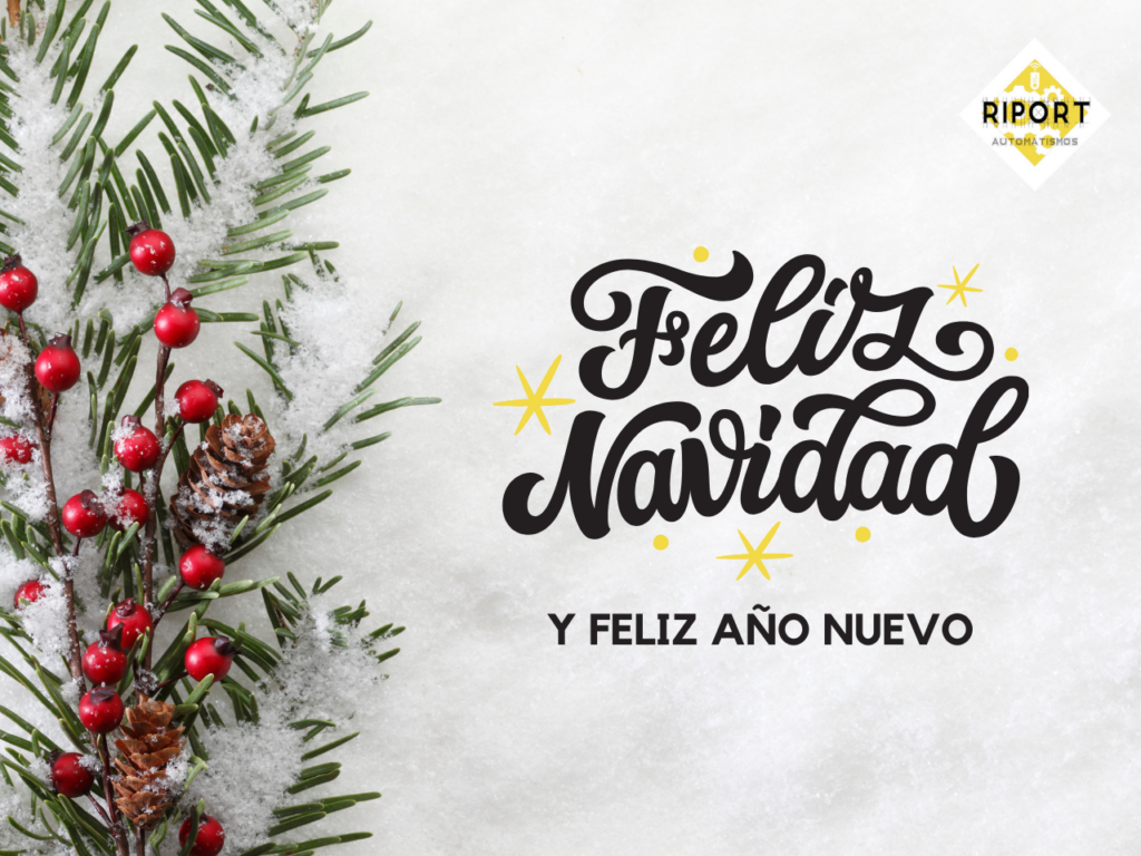 Riport te desea unas felices fiestas